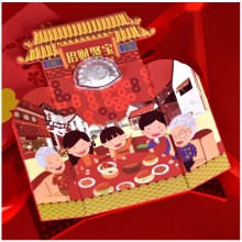 貴金屬紅包純銀鍍金餃子 企業(yè)年終獎(jiǎng)高端新年禮品