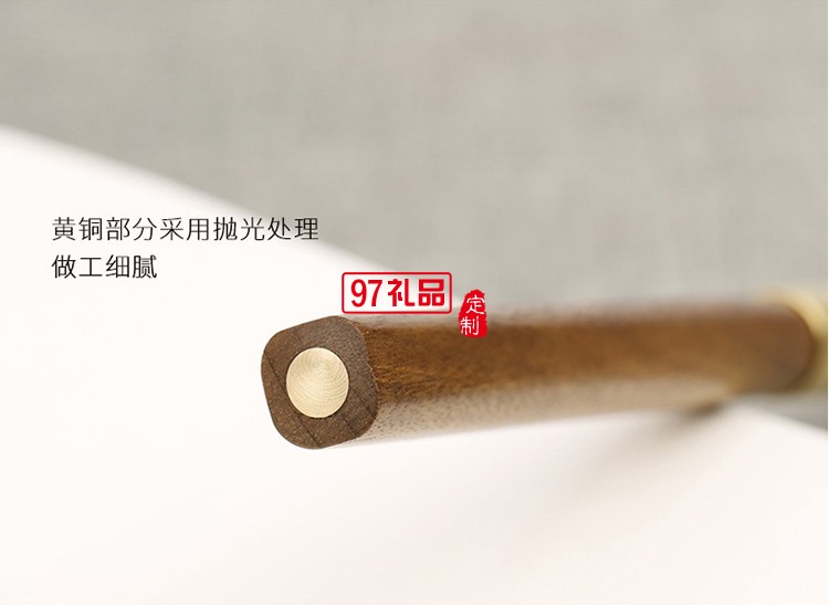 紅木簽字筆 金屬中性筆寶珠筆 匠心之筆商務(wù)創(chuàng)意禮品定制刻字logo 