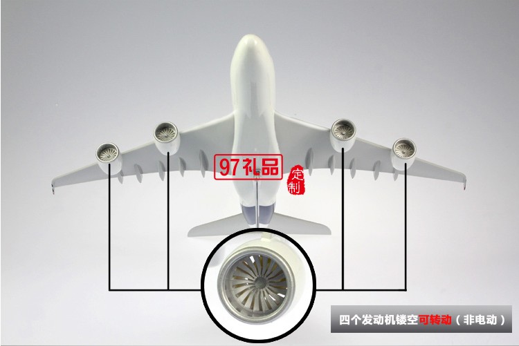 樹脂飛機模型 航空仿真靜態(tài)航模飛模 可定制LOGO