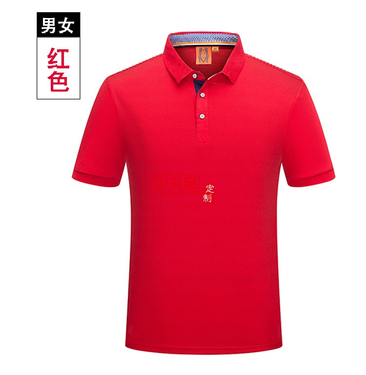 短袖T恤印字logo春夏翻領(lǐng)文化衫工作服定制Polo衫員工服飾廣告衫