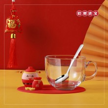 招財進(jìn)寶玻璃杯套裝