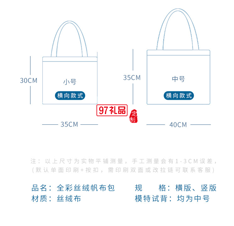 牛油果帆布包購物袋創(chuàng)意大容量