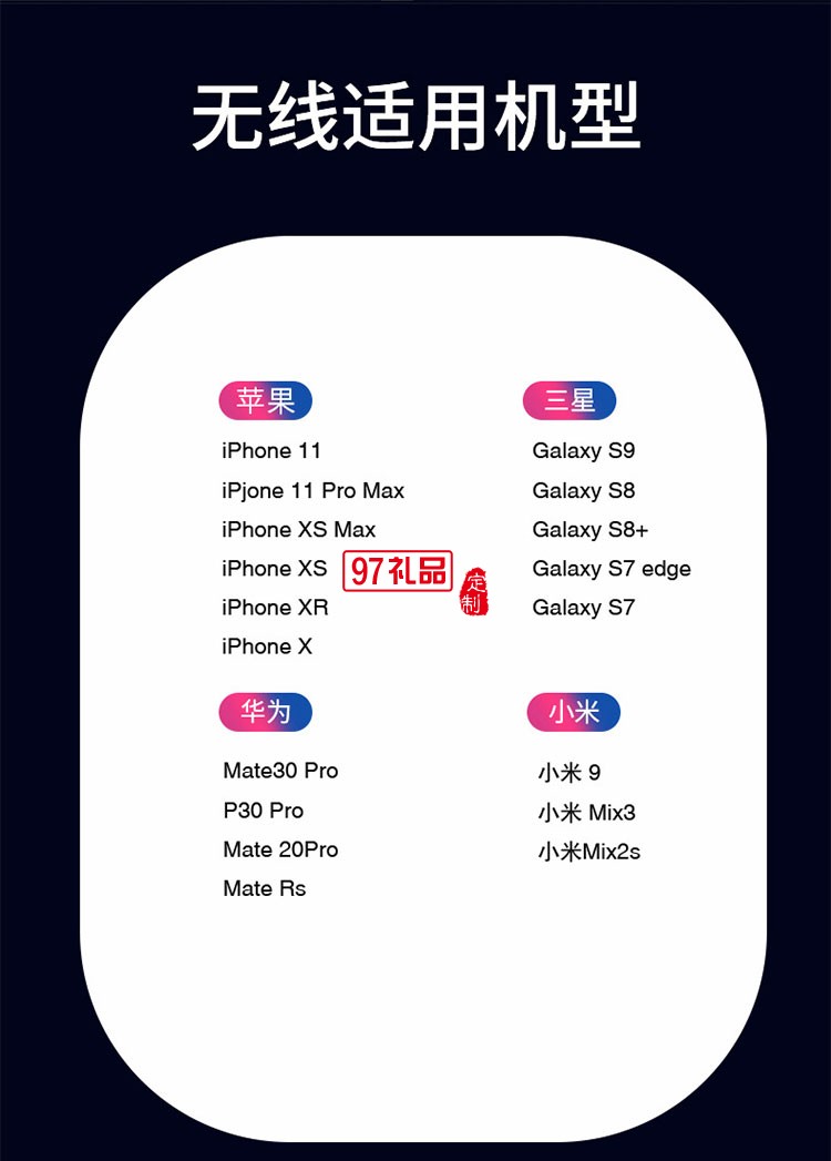 三合一無(wú)線(xiàn)充電器多功能桌面快充支架