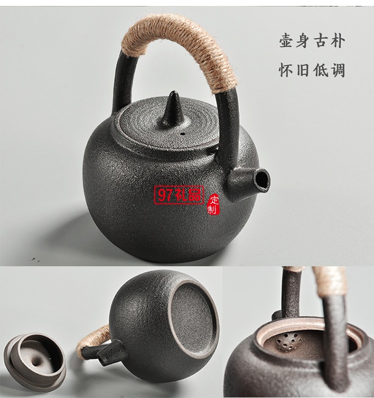 日式旅行茶具套裝陶瓷1壺2杯禮盒高檔便攜式功夫泡茶禮品