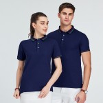 緊密賽洛棉翻領(lǐng)可定制logo定制Polo衫員工服飾廣告衫